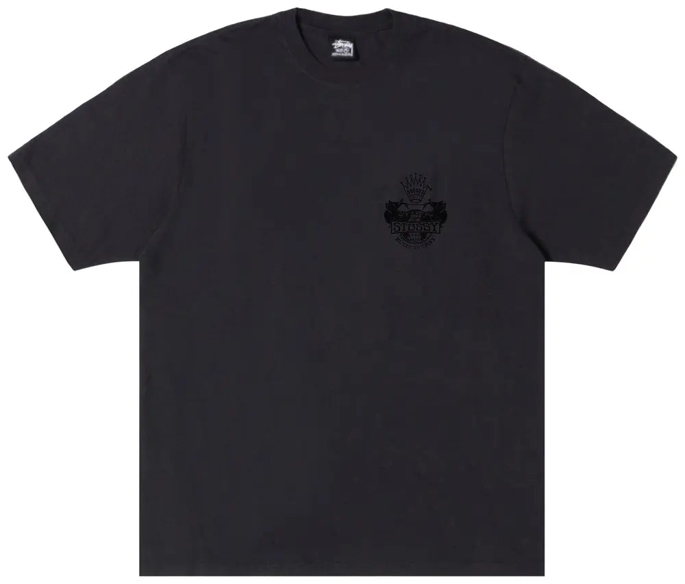Stussy Built To Last T-Shirt Black Pigment Dyed