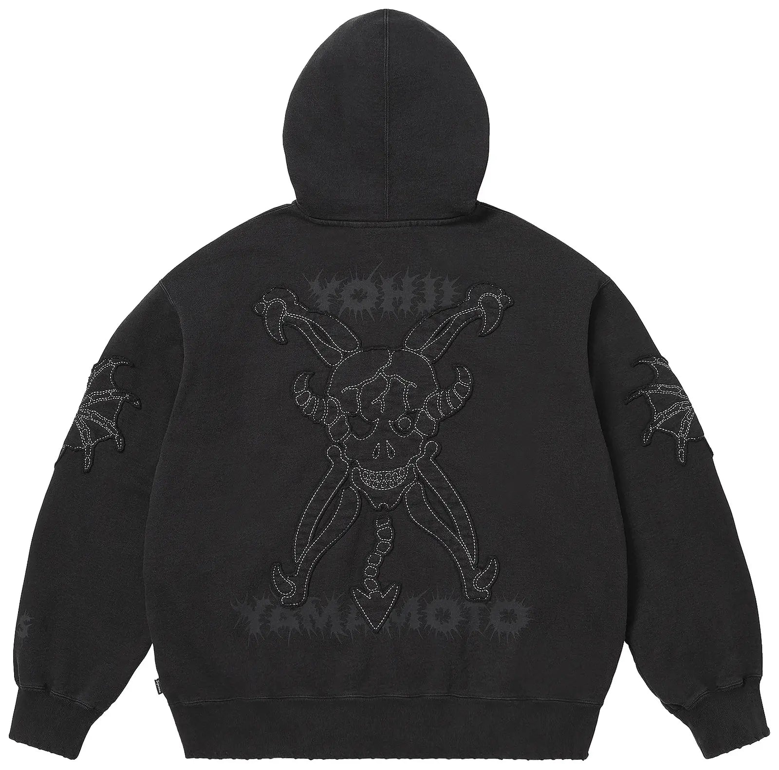 Supreme Y's by Yohji Yamamoto Zip Up Hoodie Black