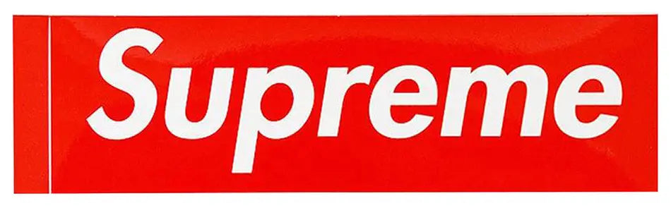 Supreme Classic Box Logo Sticker Red