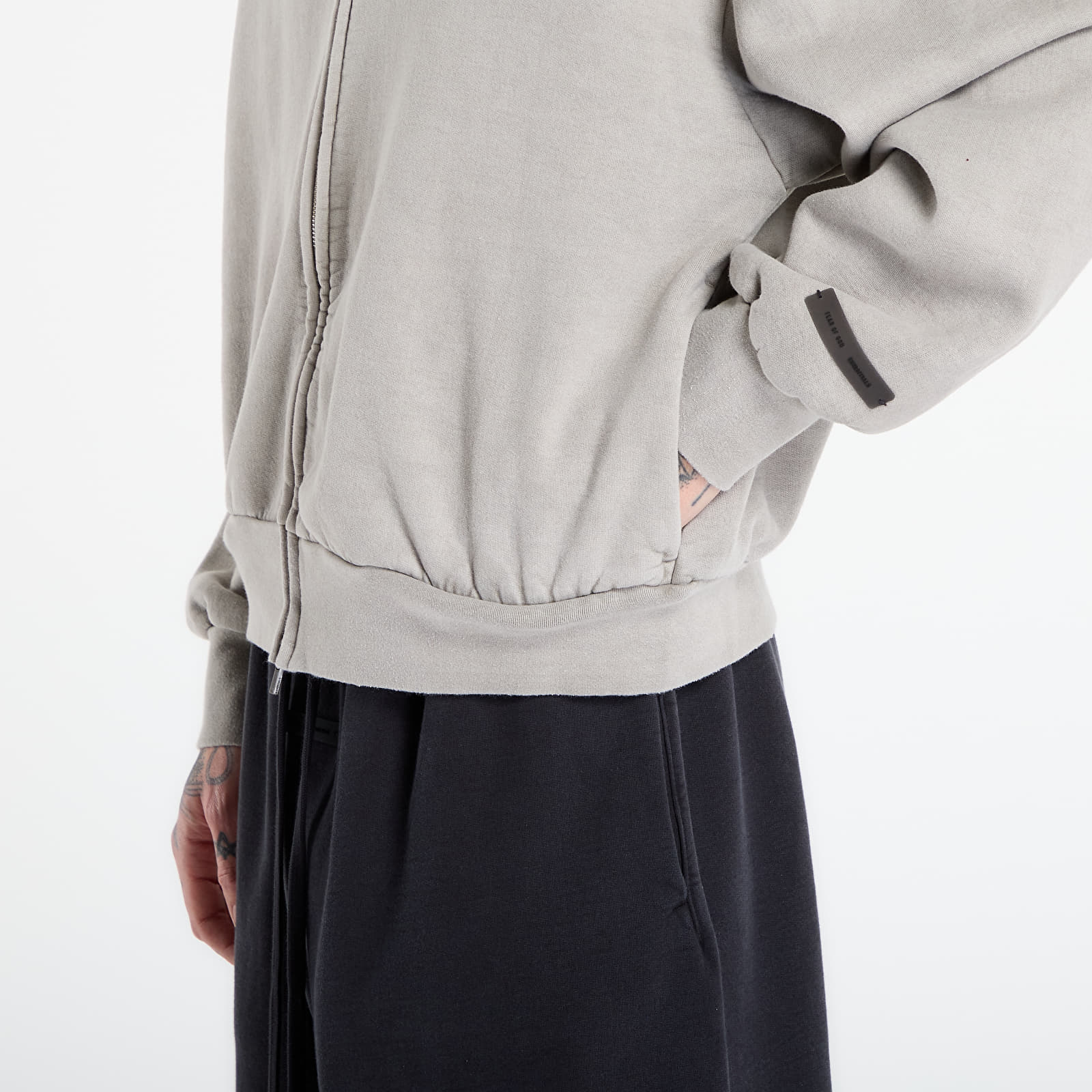Fear of God Essentials Mens Classic Full Zip Hoodie