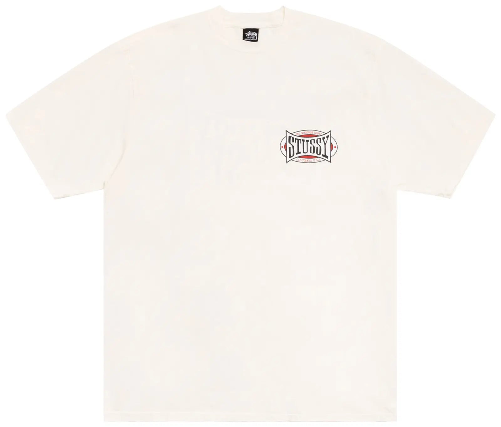 Stussy Champion Oval Pigment Dyed Tee Natural