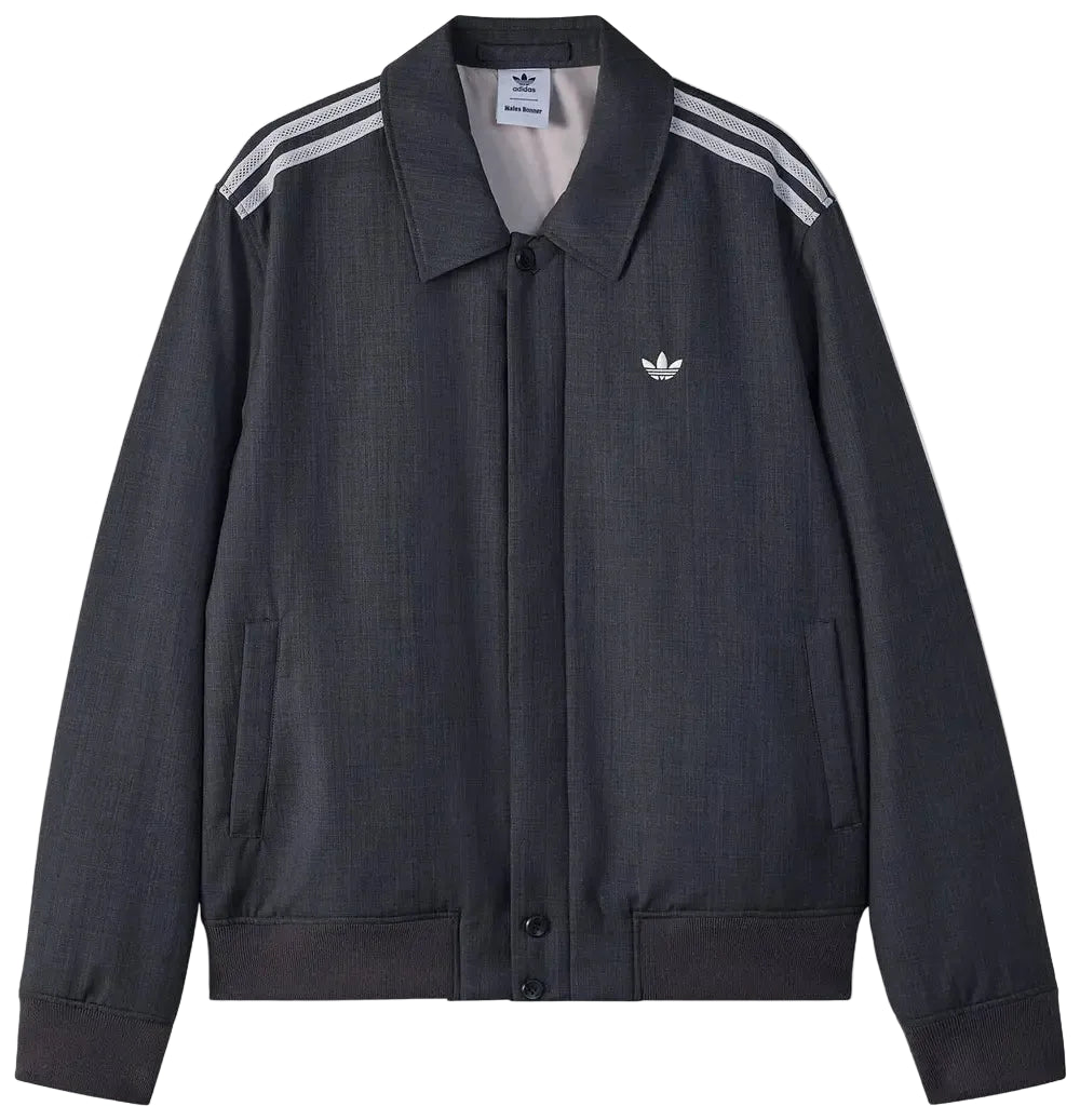Wales Bonner x Adidas Wool Blouson Jacket Dark Grey Heather