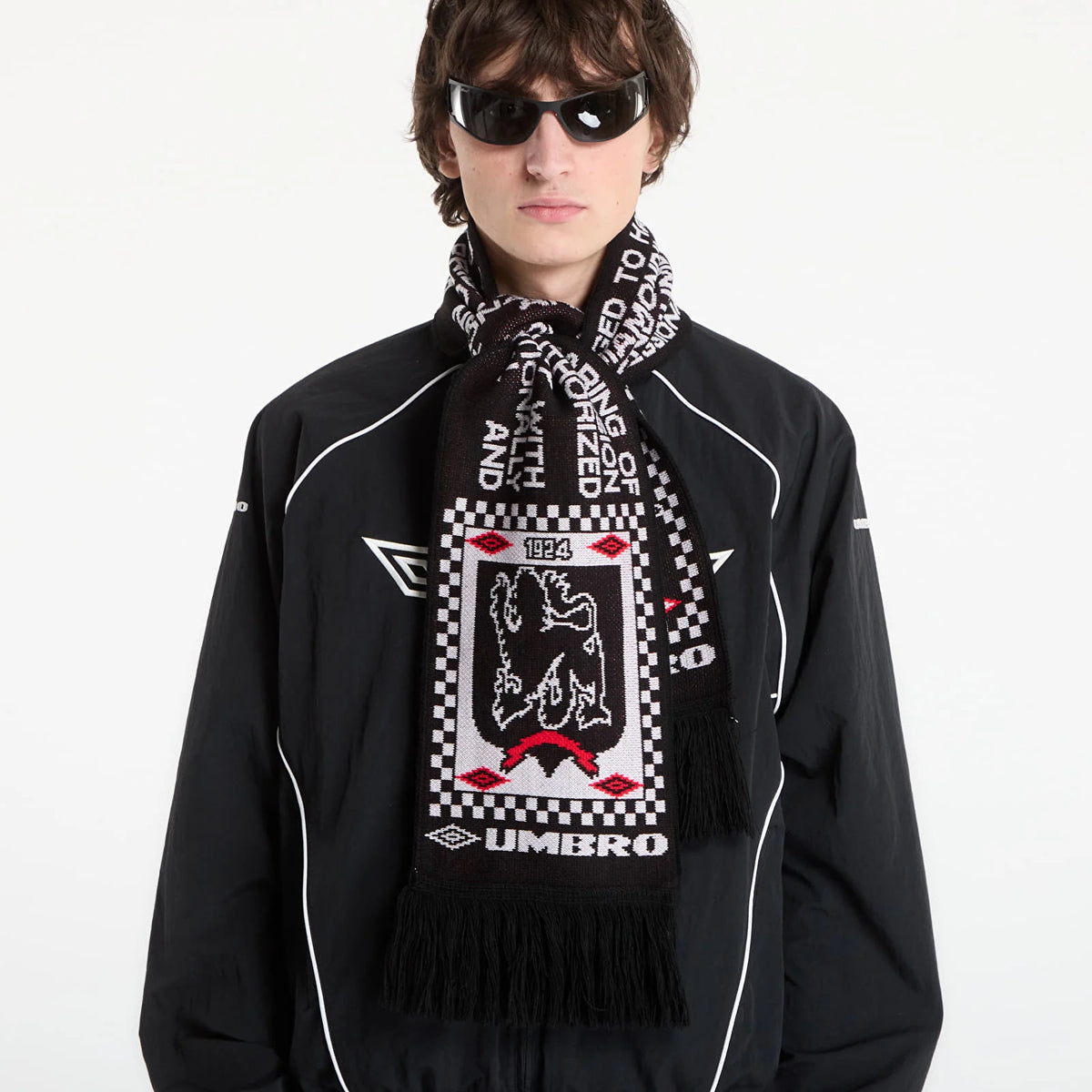 Umbro by SlamJam Notice Scarf Black