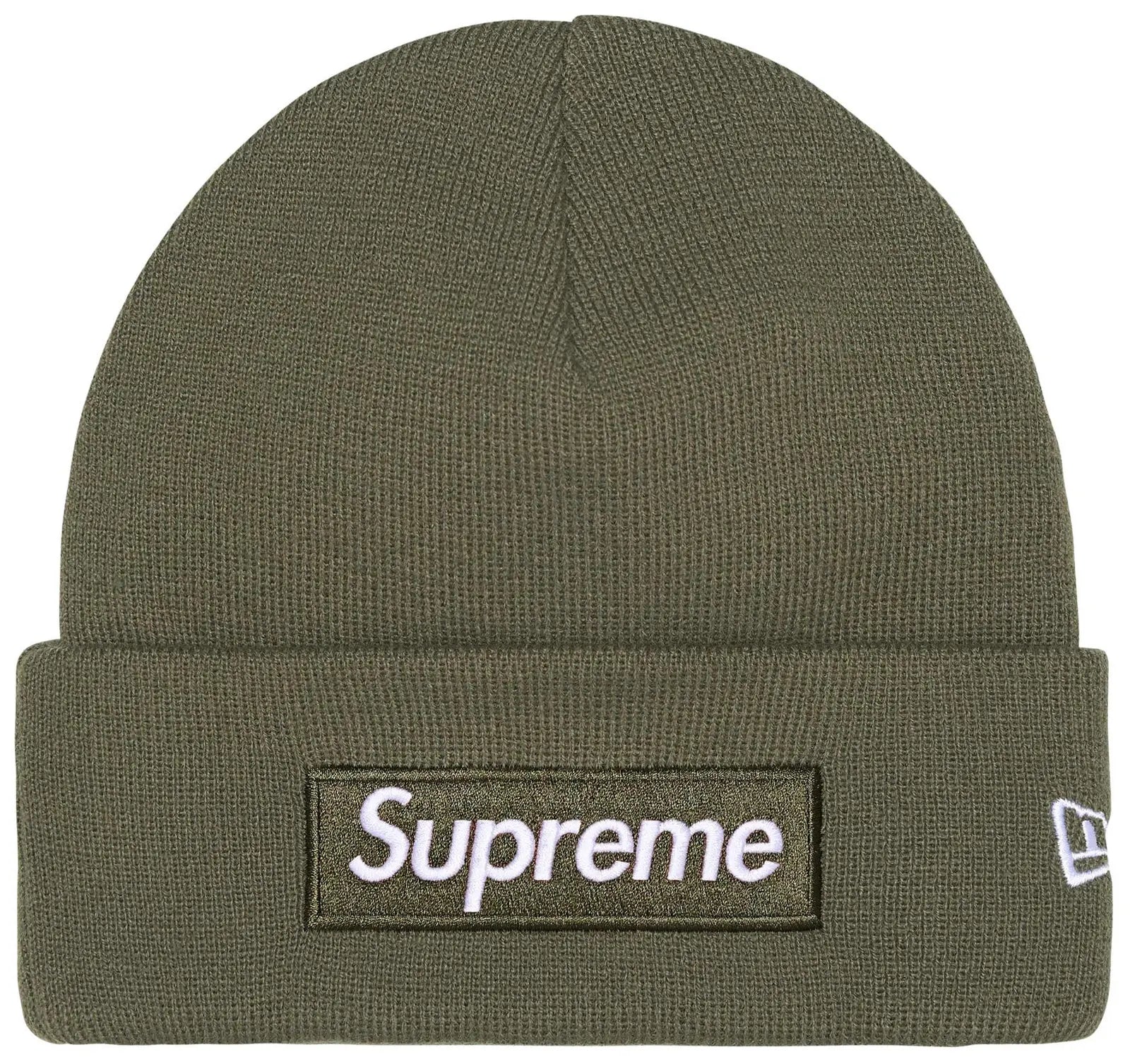 Supreme New Era Box Logo Beanie 'Olive'