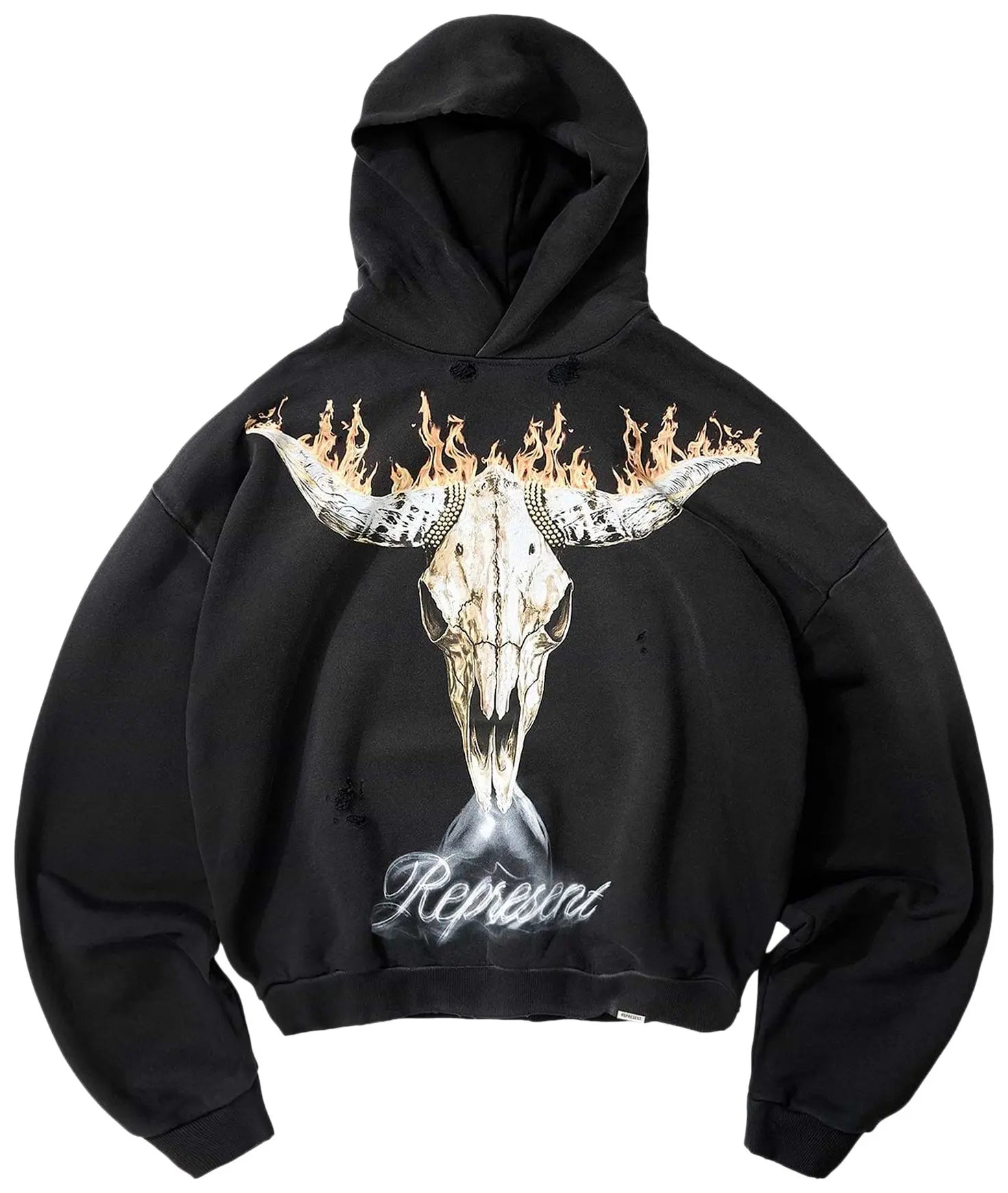 Represent British Cowboys Hoodie Stained Black