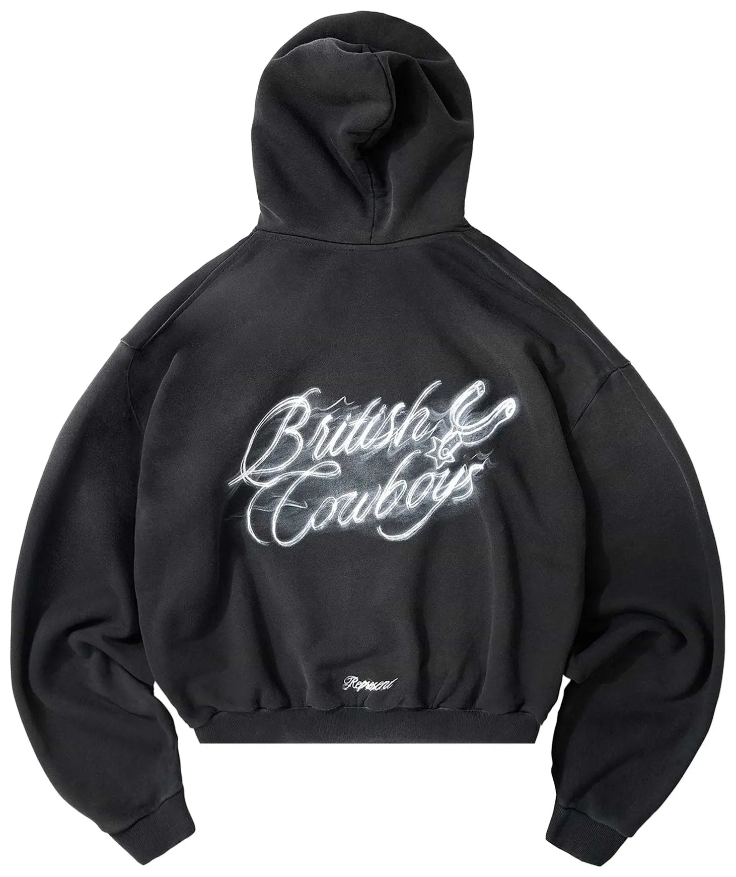 Represent British Cowboys Hoodie Stained Black
