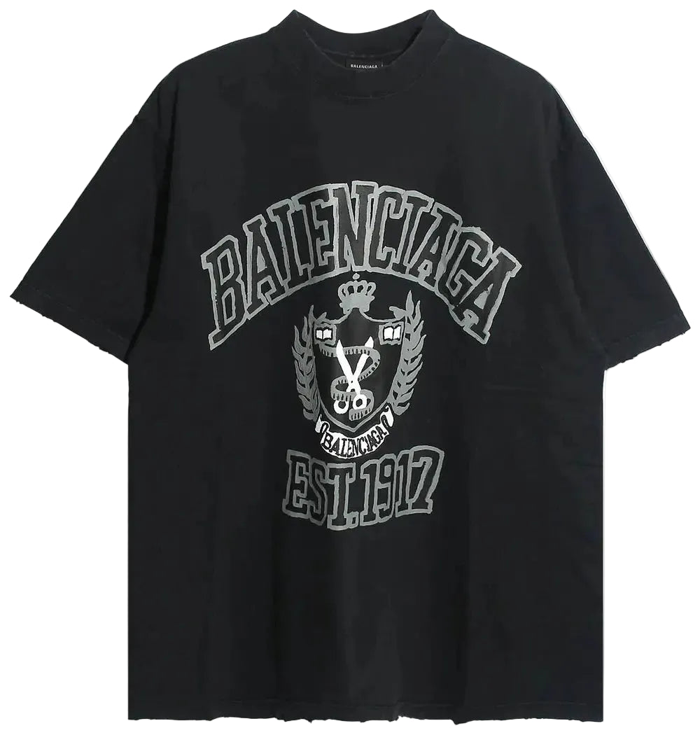 Balenciaga DIY College Logo Tee Medium Fit