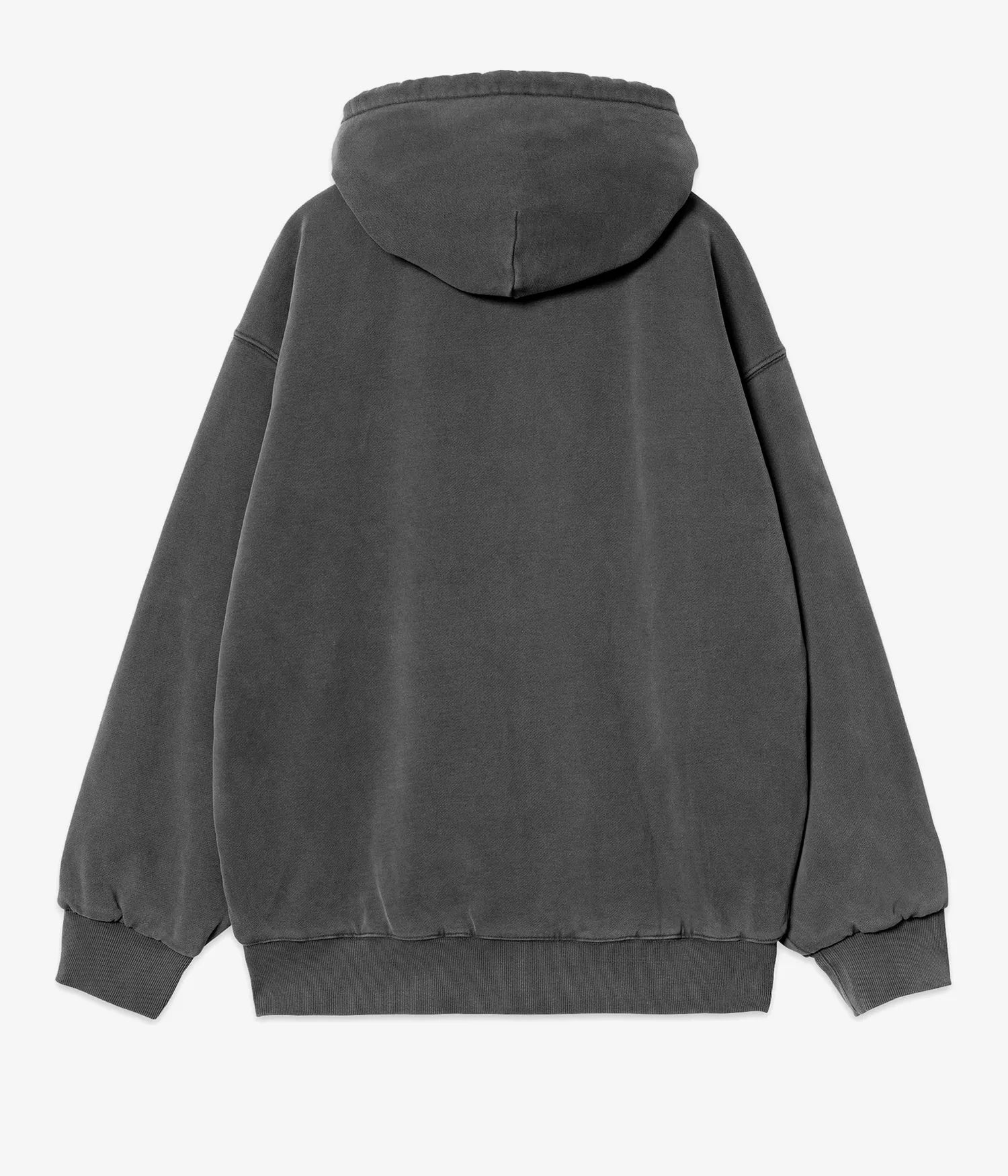 Carhartt WIP Hooded Vista Zip Jacket Graphite Black Garment Dyed
