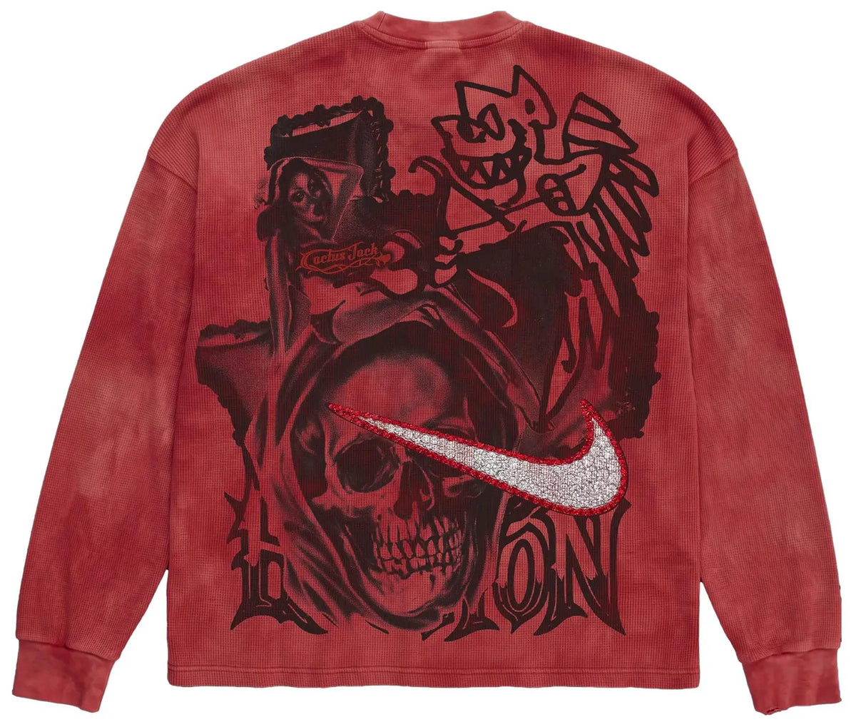 Travis Scott x Nike Tie Dye Thermal Rhinestone Longsleeve