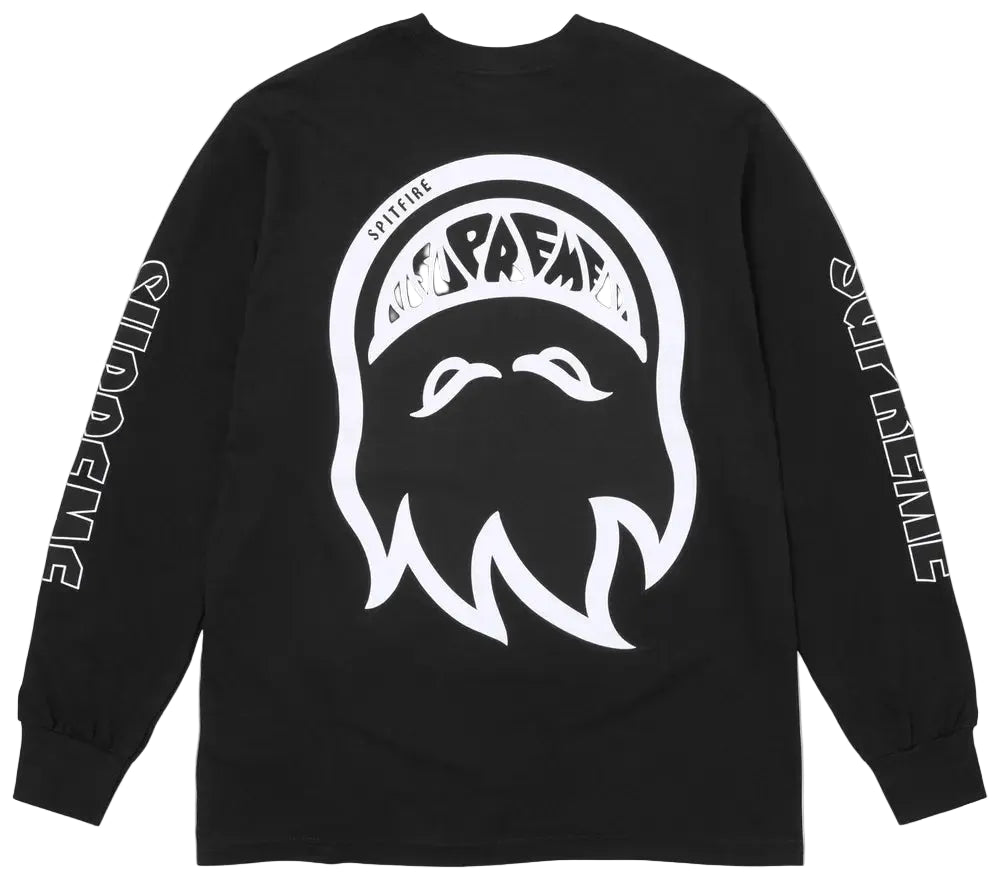 SUPREME®/SPITFIRE® L/S TEE BLACK