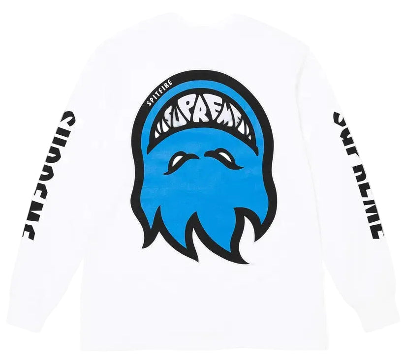 SUPREME®/SPITFIRE® L/S TEE WHITE