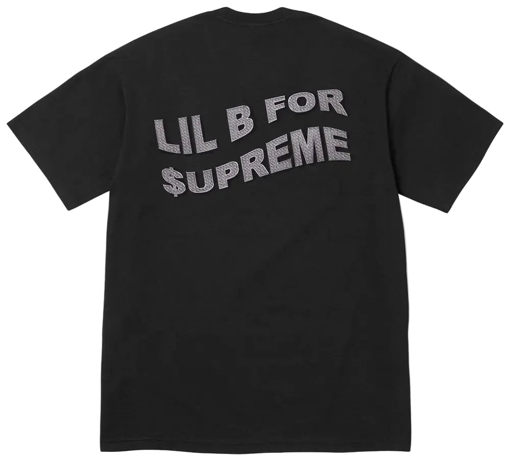 SUPREME BASED TEE BLACK