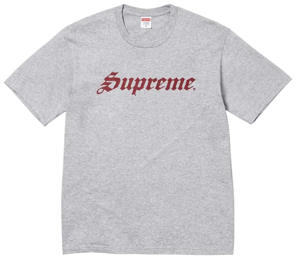 SUPREME SPEED TEE HEATHER GREY