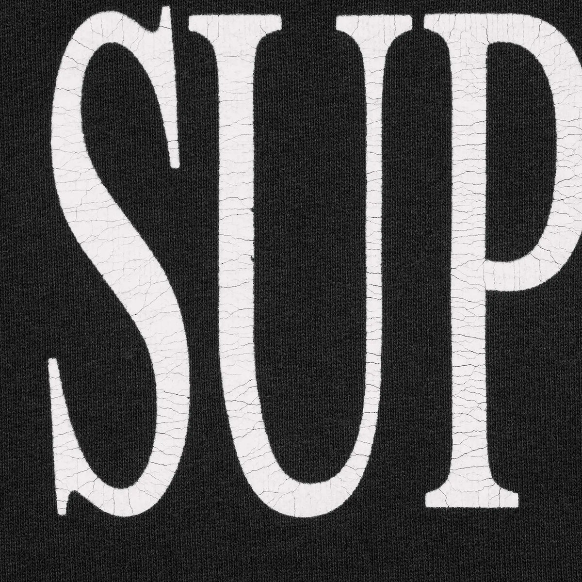 Supreme Capital Hooded Sweatshirt (FW26) Black