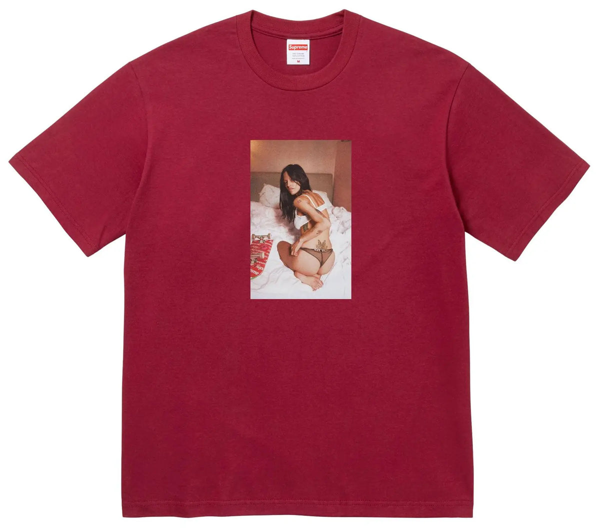 SUPREME/LARRY CLARK NEIGHBOR TEE CARDINAL