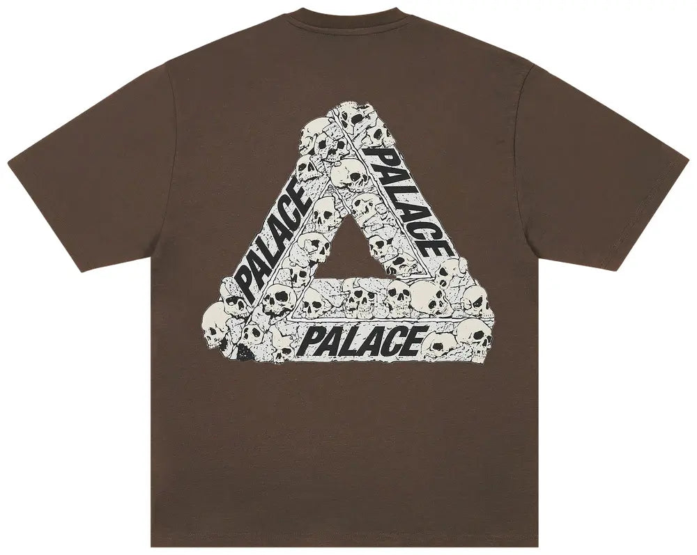 Palace Skull Tri T-Shirt Chocco Brown