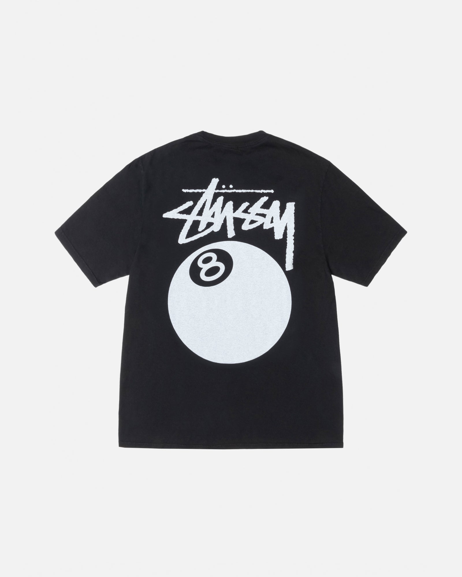 Stussy 8 Ball Pigment Dyed Tee Black