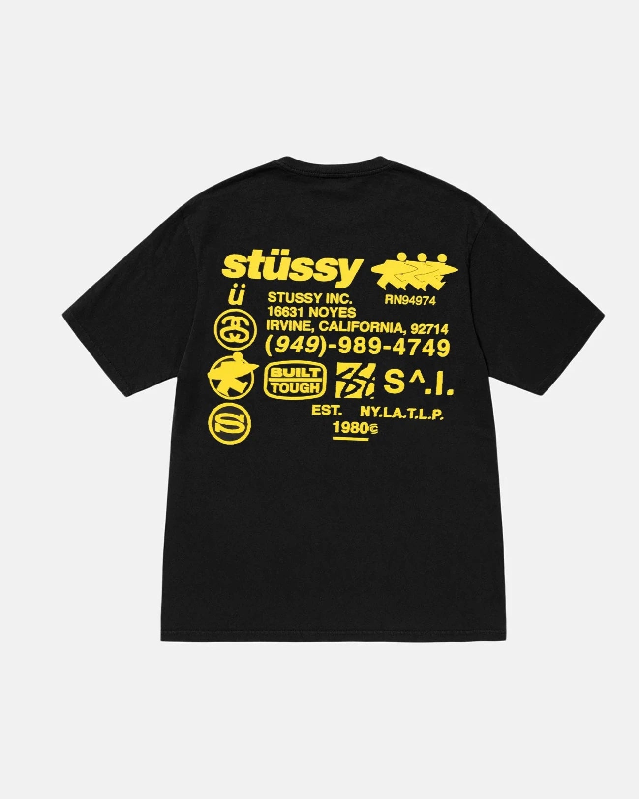 Stussy Dna Tee Pigment Dyed Black