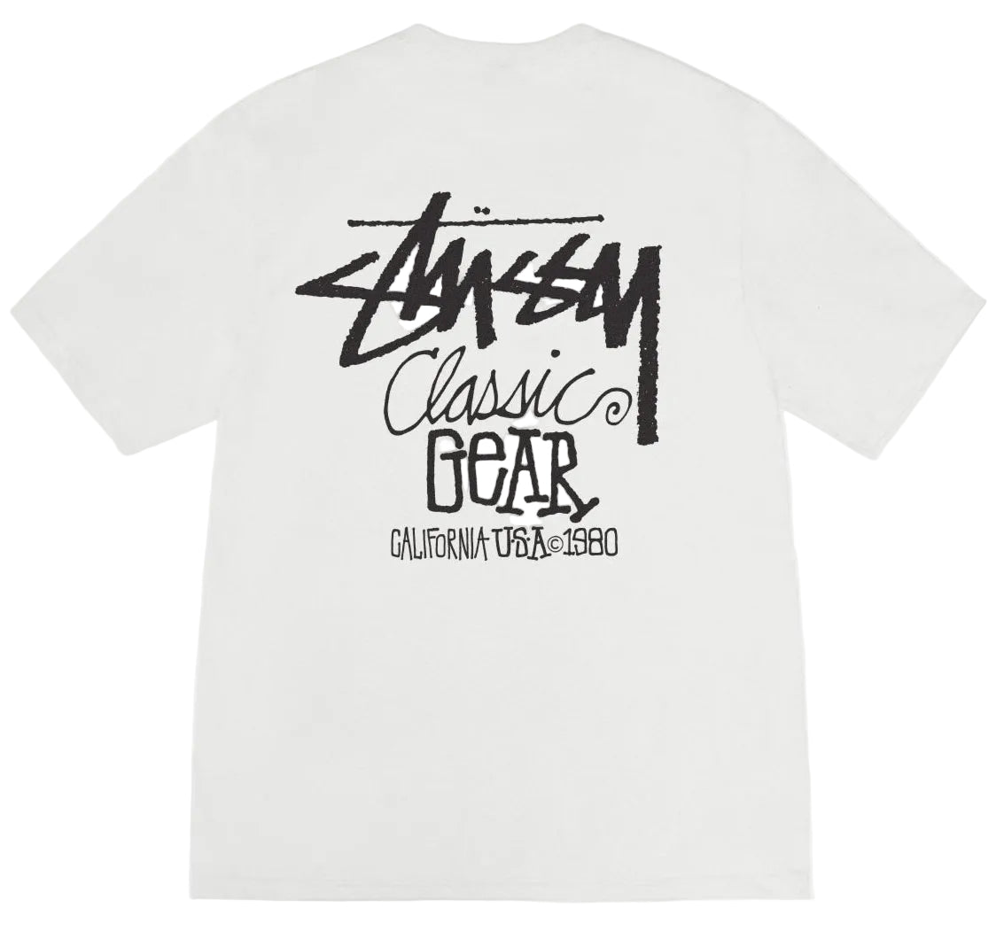 Stussy Classic Gear T-Shirt Pigment Dyed Natural