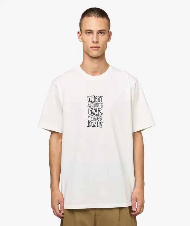 Stussy Authentic Gear T-shirt Natural Pigment Dyed