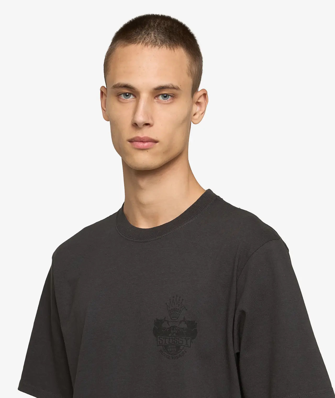 Stussy Built To Last T-Shirt Black Pigment Dyed