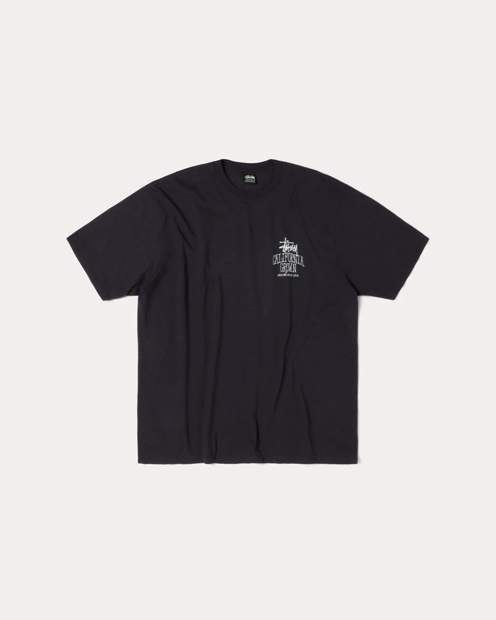 Stussy Cali Grown Tee Pigment Dyed Faded Black
