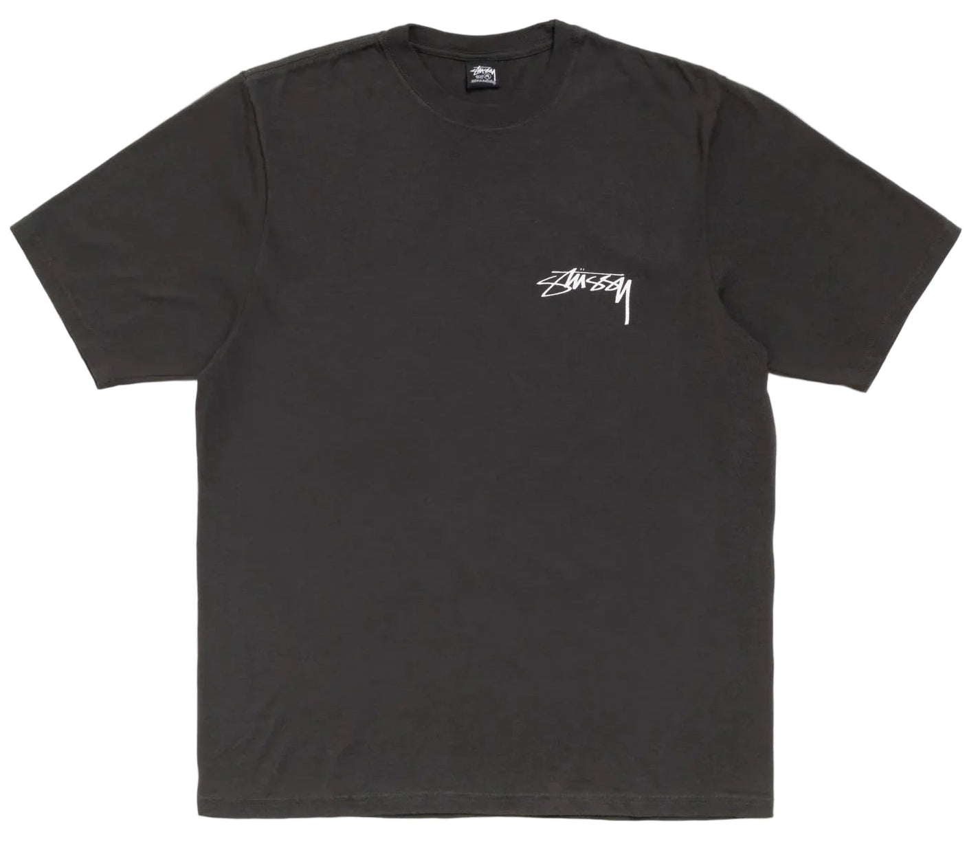 Stussy Skate Stack T-Shirt Faded Black Pigment Dyed