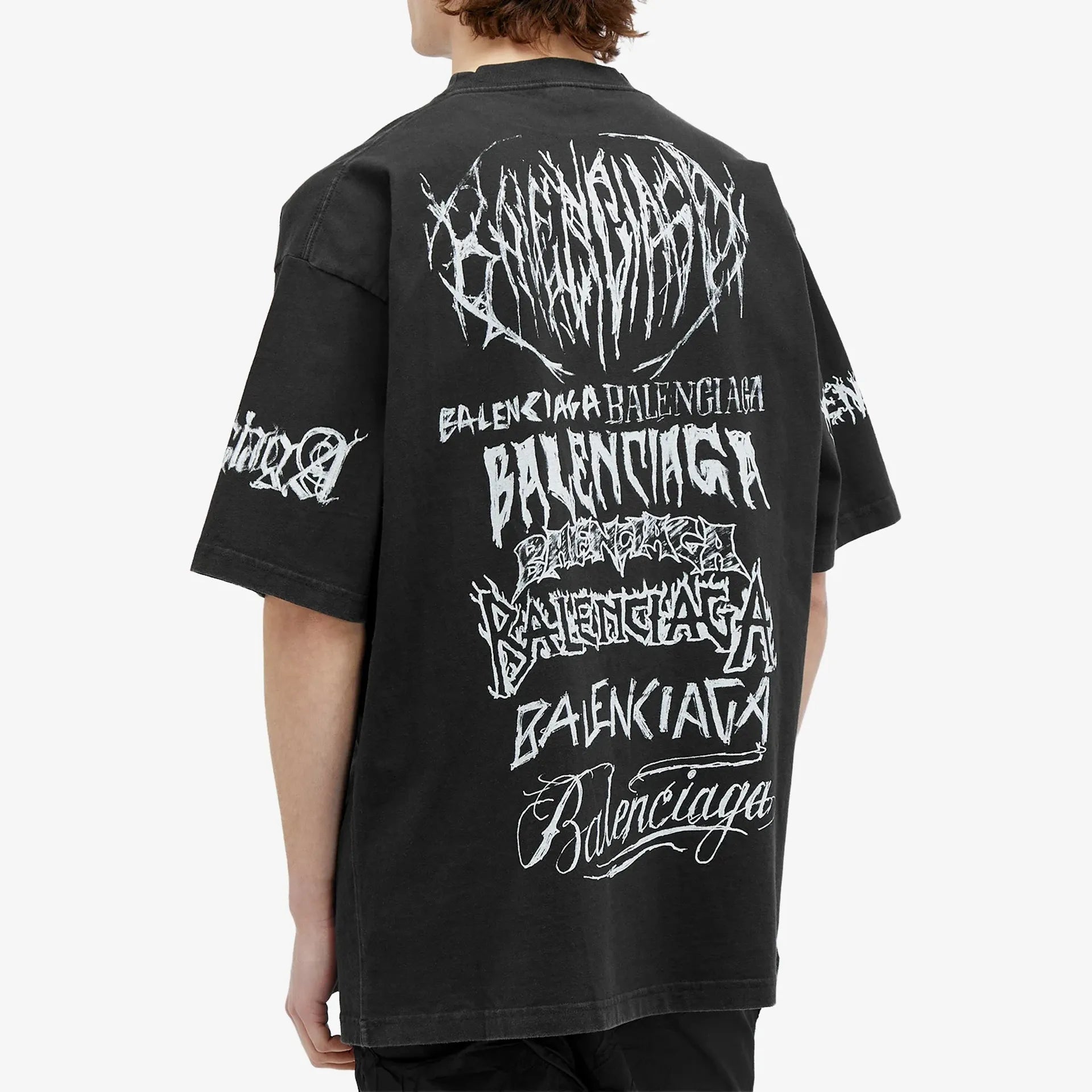 Balenciaga DIY Metal  Jersey Black