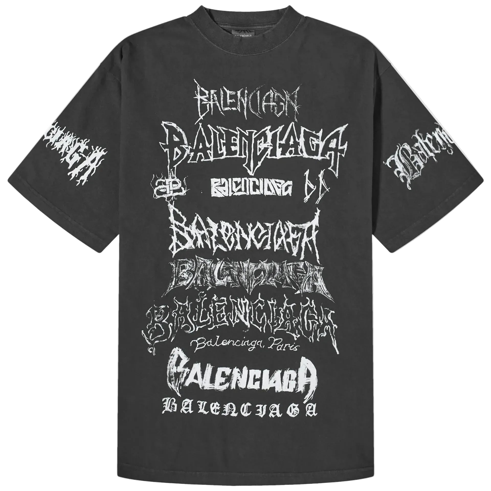 Balenciaga DIY Metal  Jersey Black