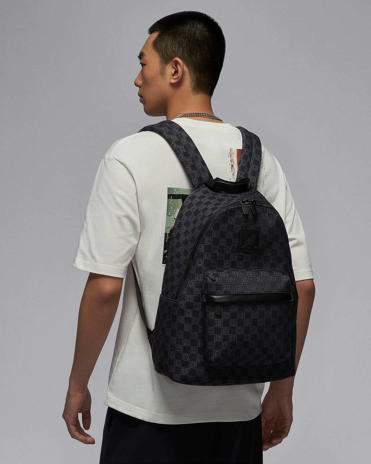 Jordan Monogram Backpack Black