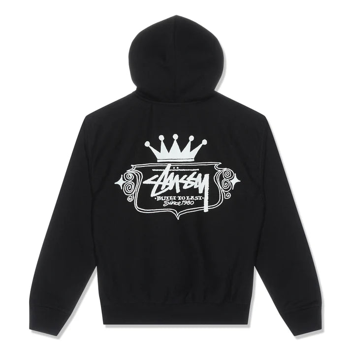 Stussy Built to Last Zip Hoodie Black