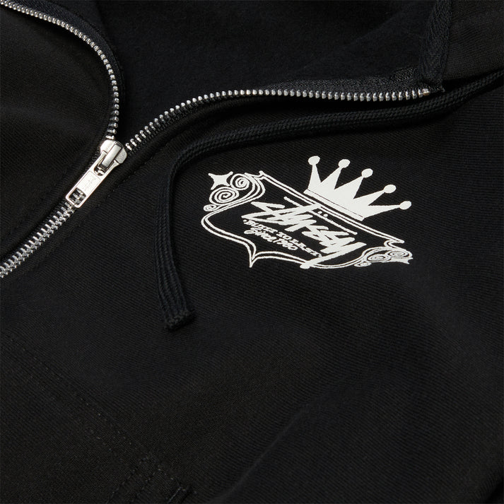 Stussy Built to Last Zip Hoodie Black