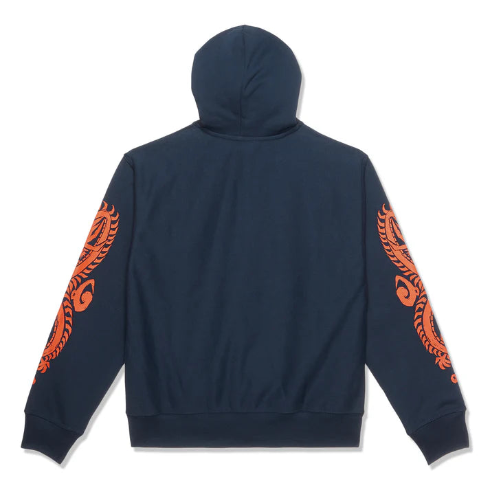 Stussy Dragons Zip Hoodie Navy