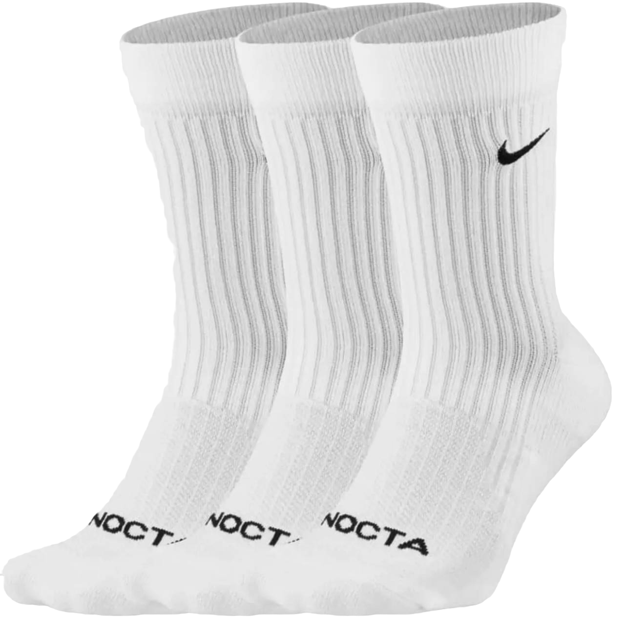 Nike x NOCTA Crew Socks White Black