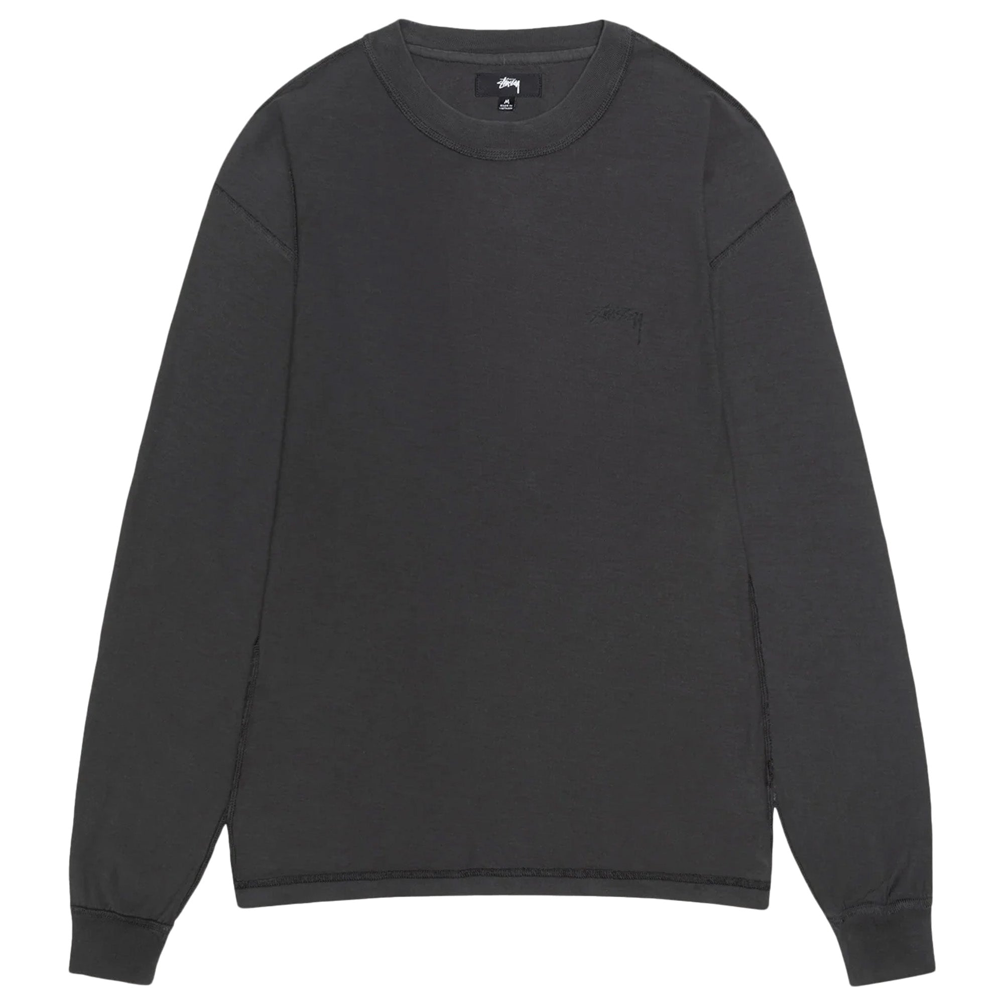Stussy Lazy LS Tee Vintage Black