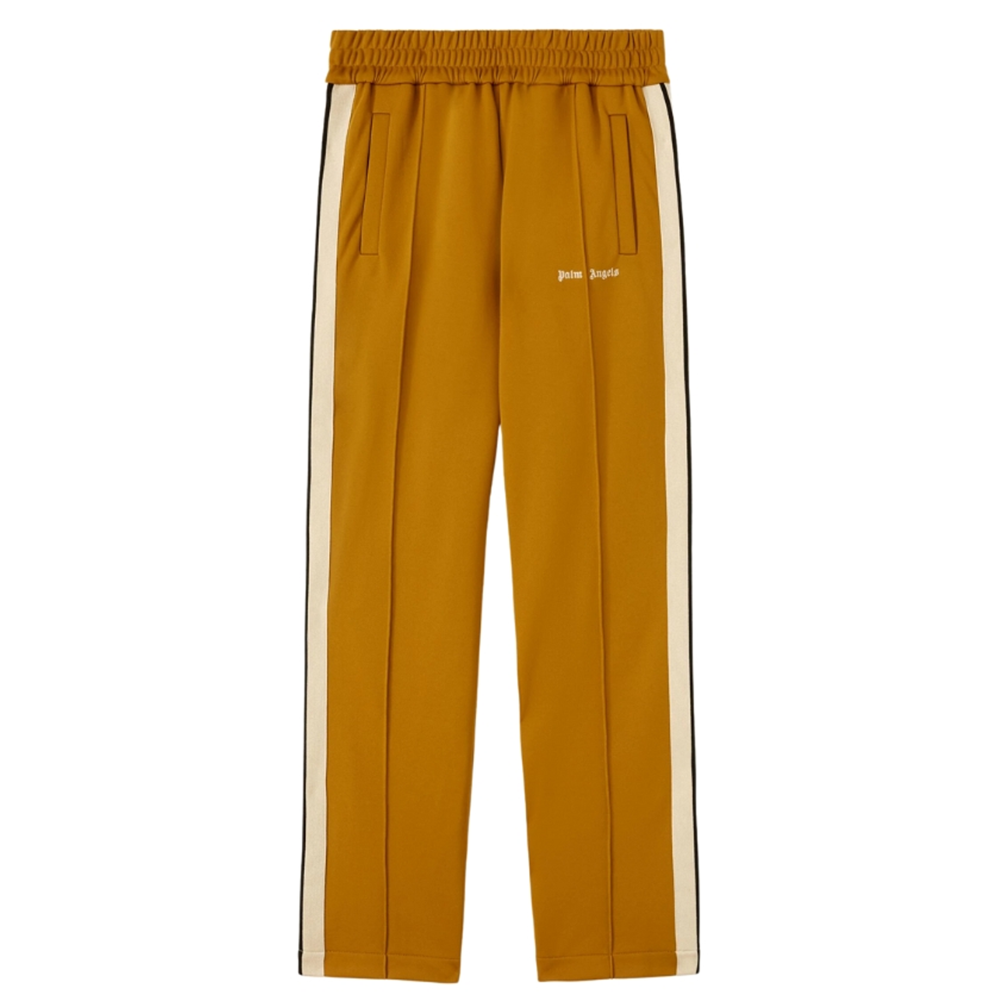 Palm Angels Golden Brown Classic Logo Track Pants
