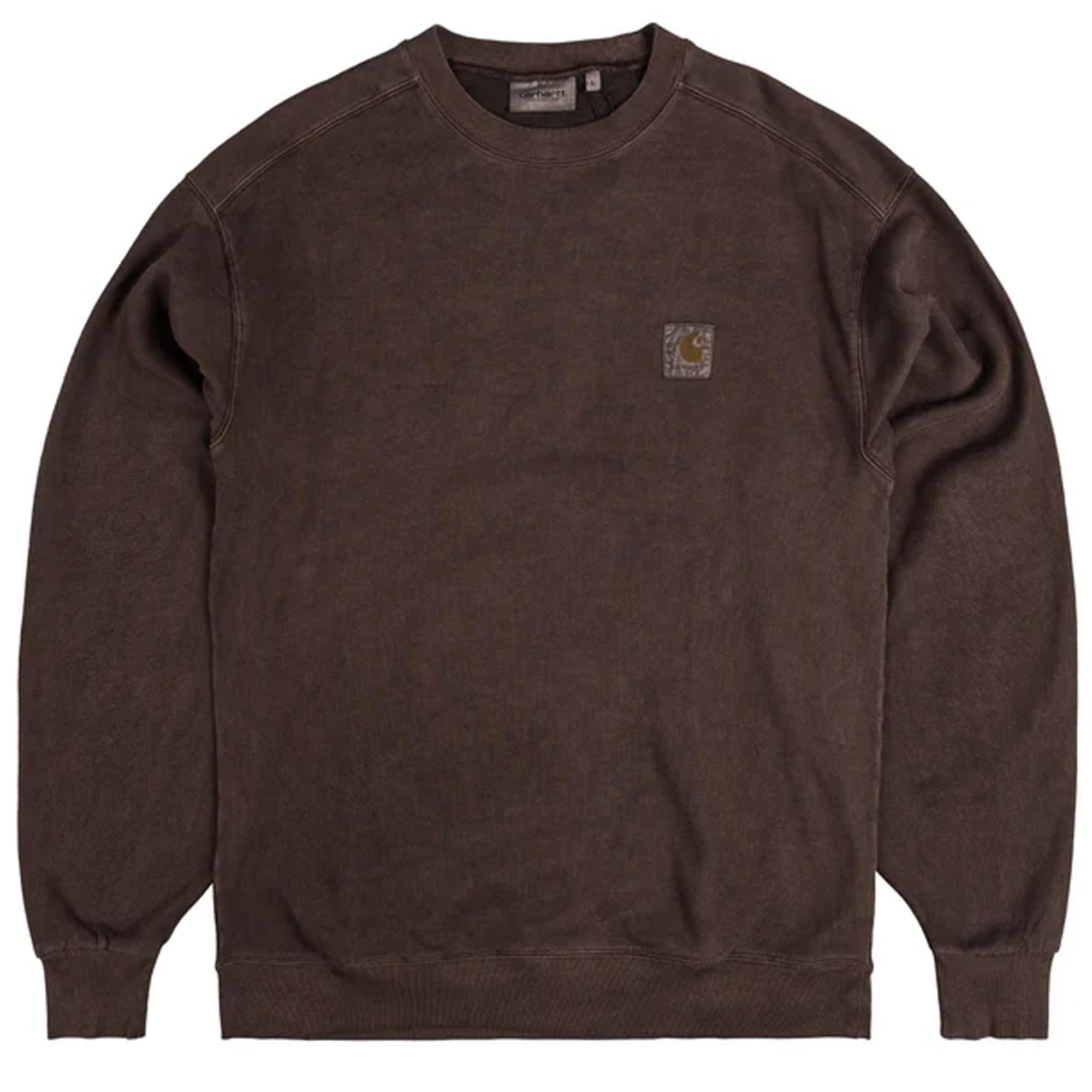 Carhartt WIP Vista Sweatshirt Brown Palisander Garment Dyed