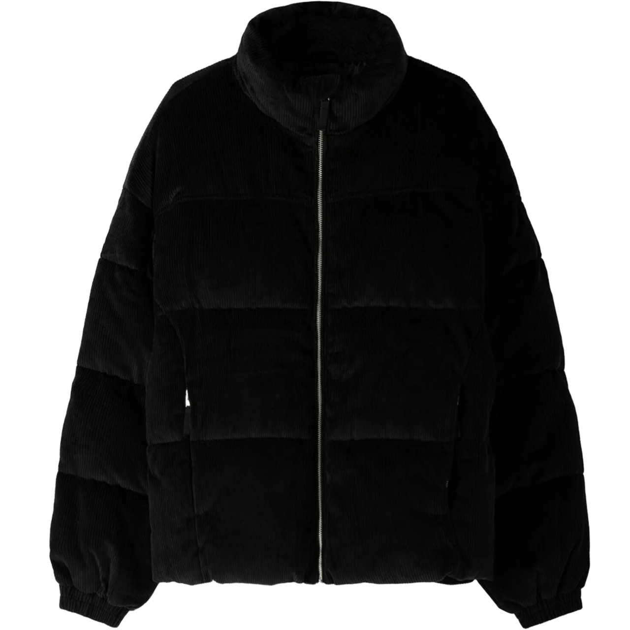 Bershka Winter Jacket Black