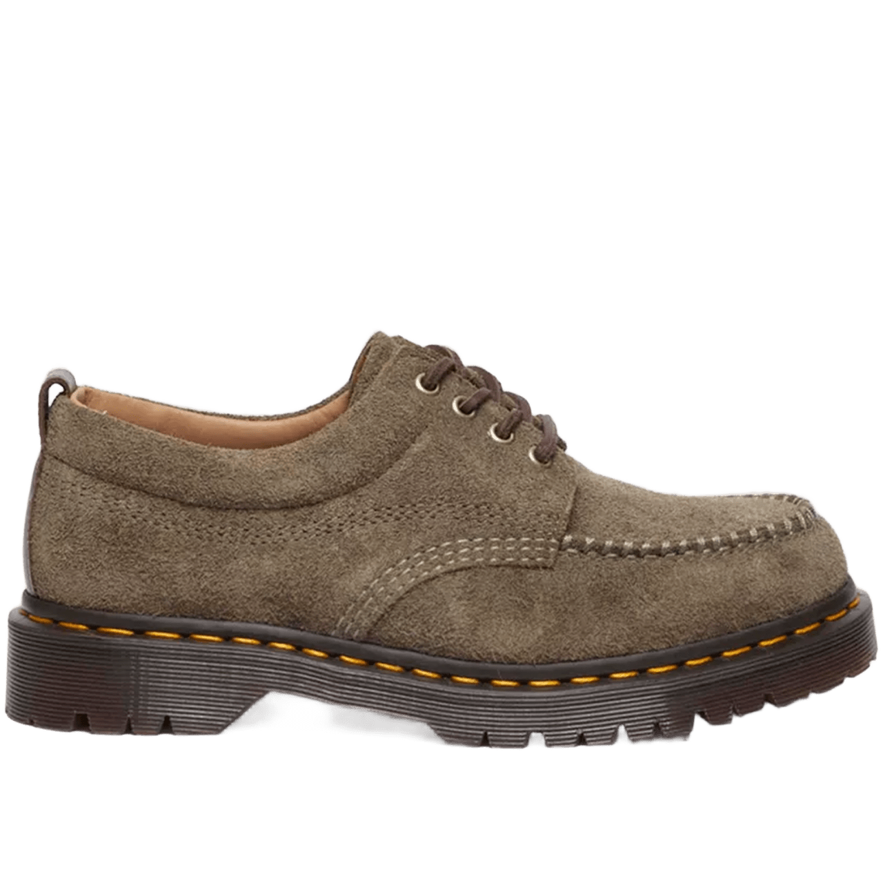 DR MARTENS Lowell Suede Moc Toe Shoes