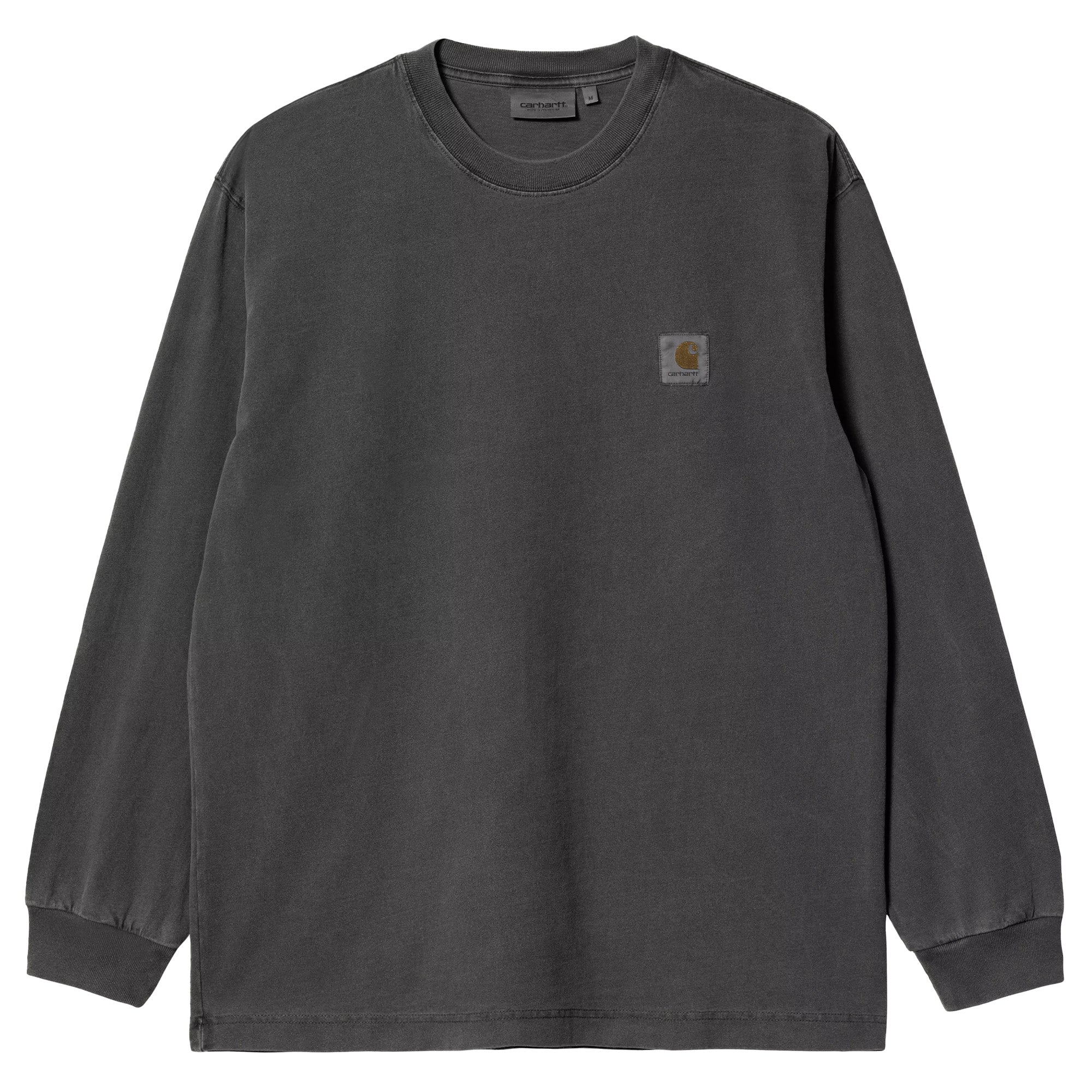 Carhartt WIP Vista Longsleeve T-shirt Black Graphite Garment Dyed