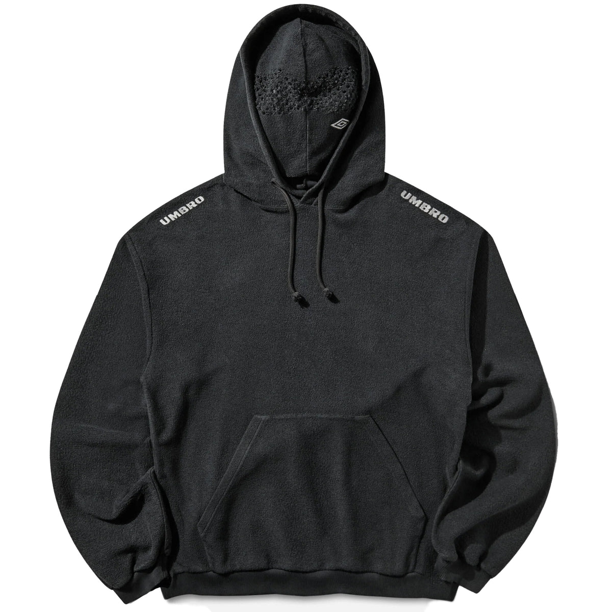 Umbro x Slam Jam Lasered Masked Hoodie Washed Black