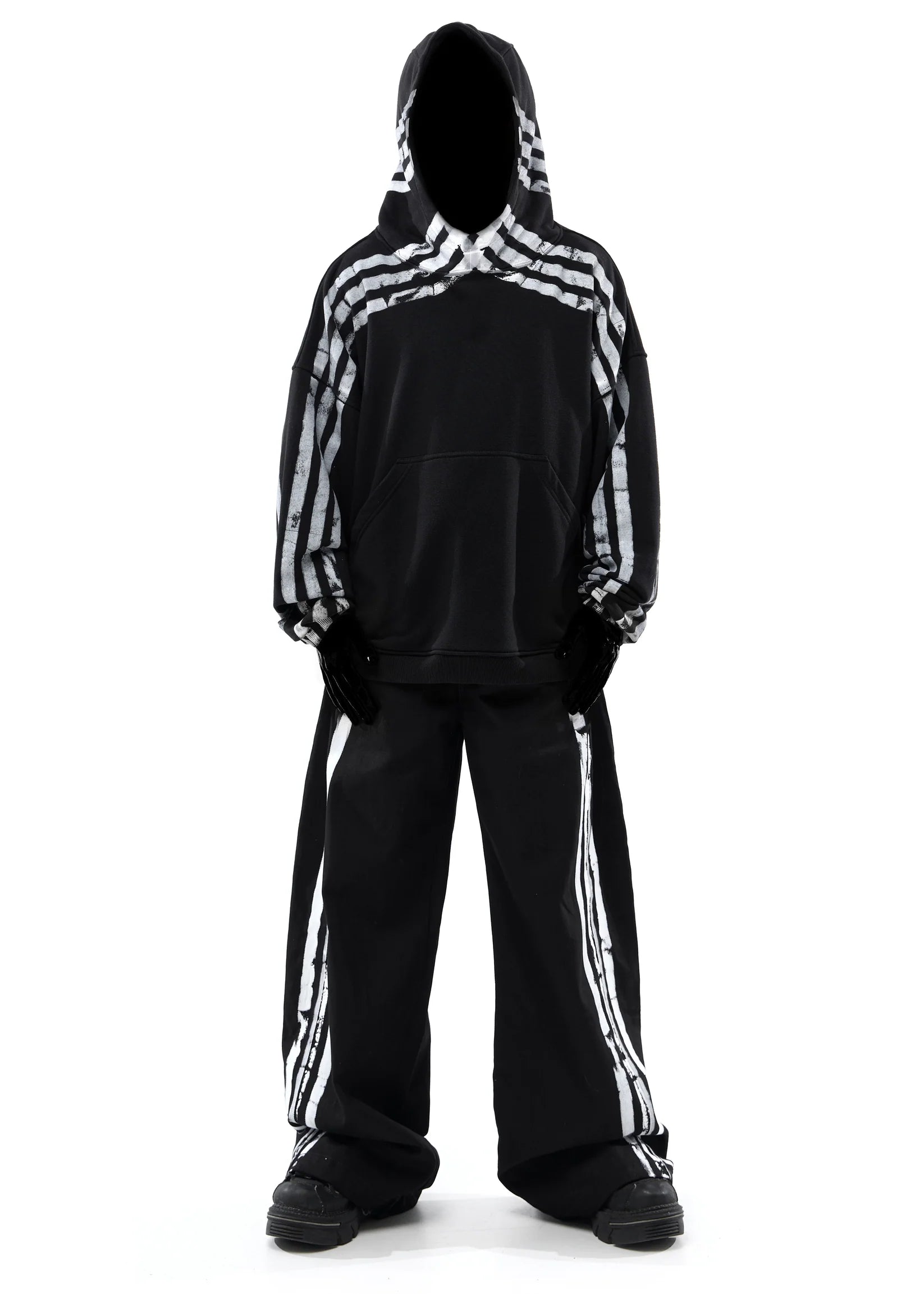 PLA4 STRIPES OVER HOODIE