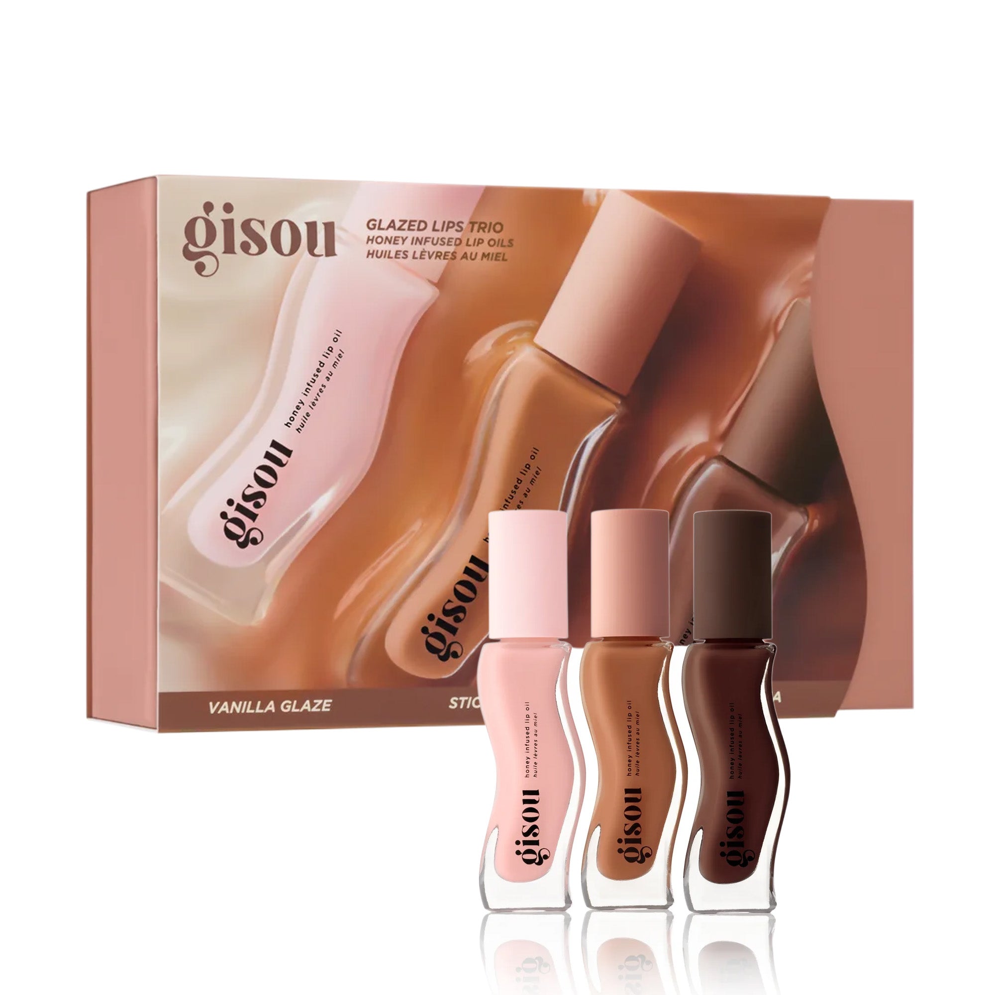 Gisou Glazed Lips Trio Gift Set