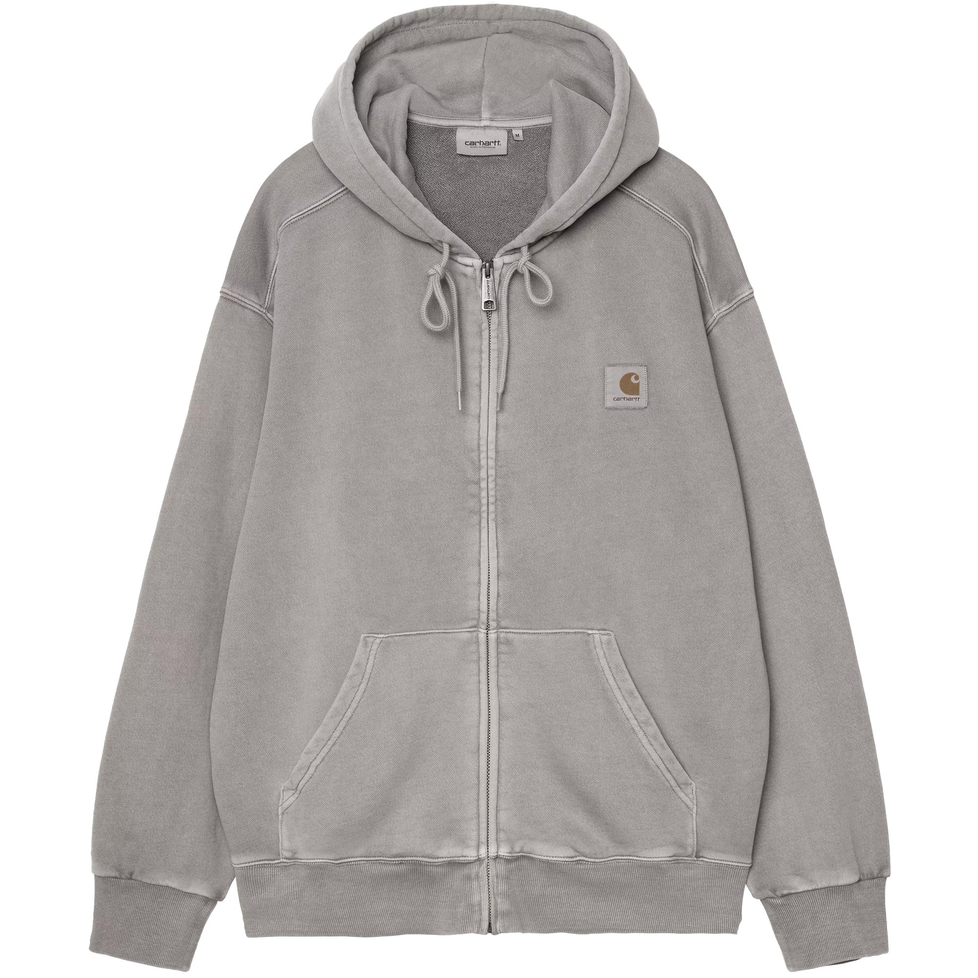 Carhartt WIP Hooded Nelson Zip Jacket Black Yosemite Garment Dyed