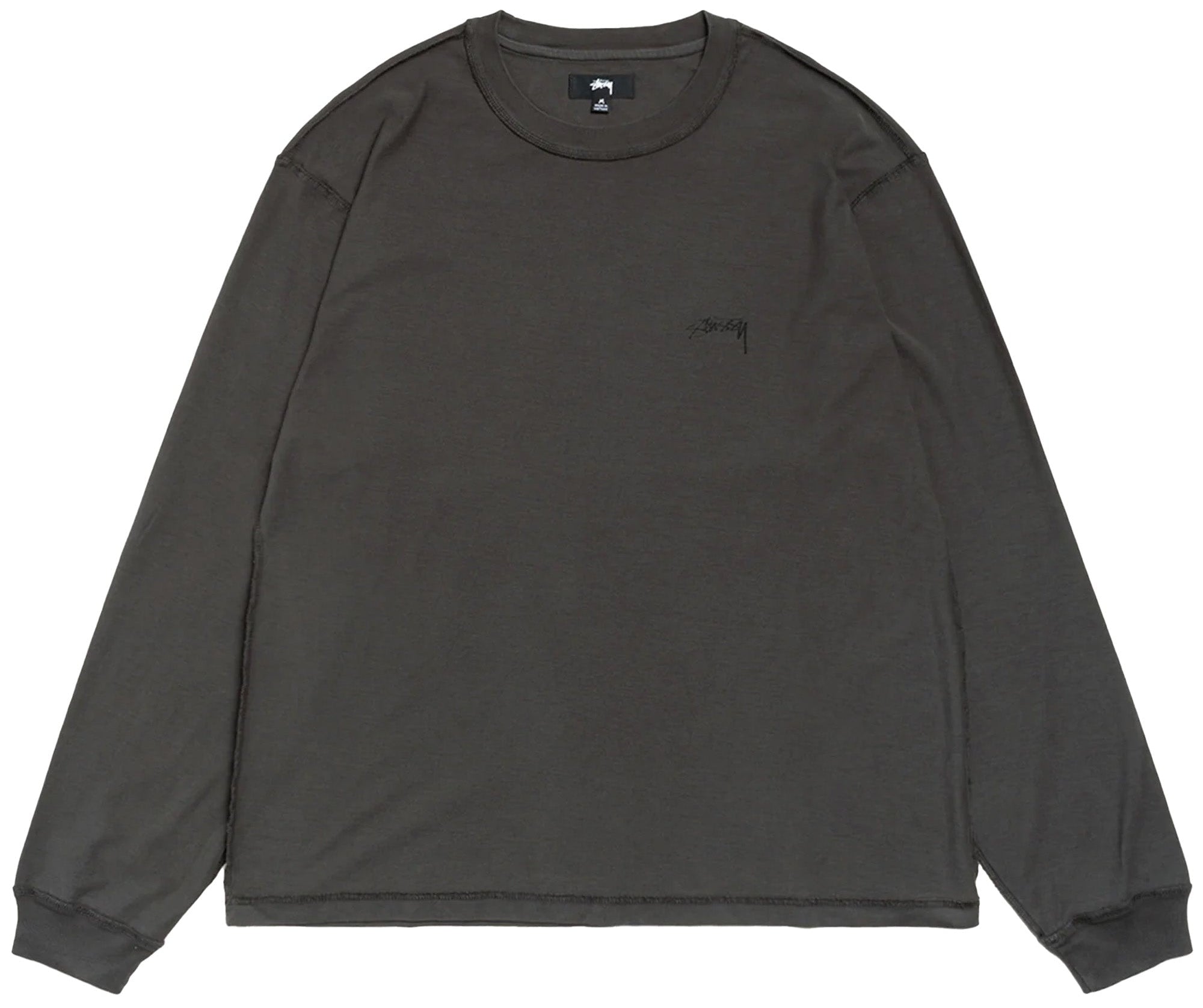 Stussy Lazy LS Tee Vintage Black