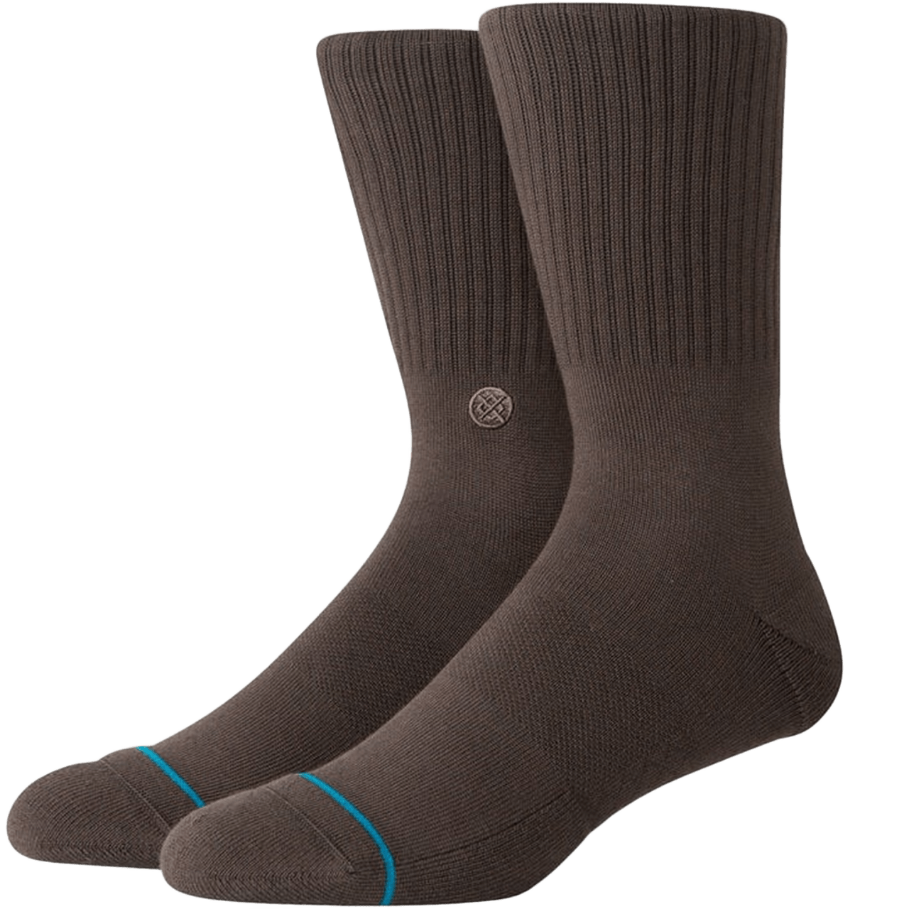 Stance Icon Crew Sock Brown