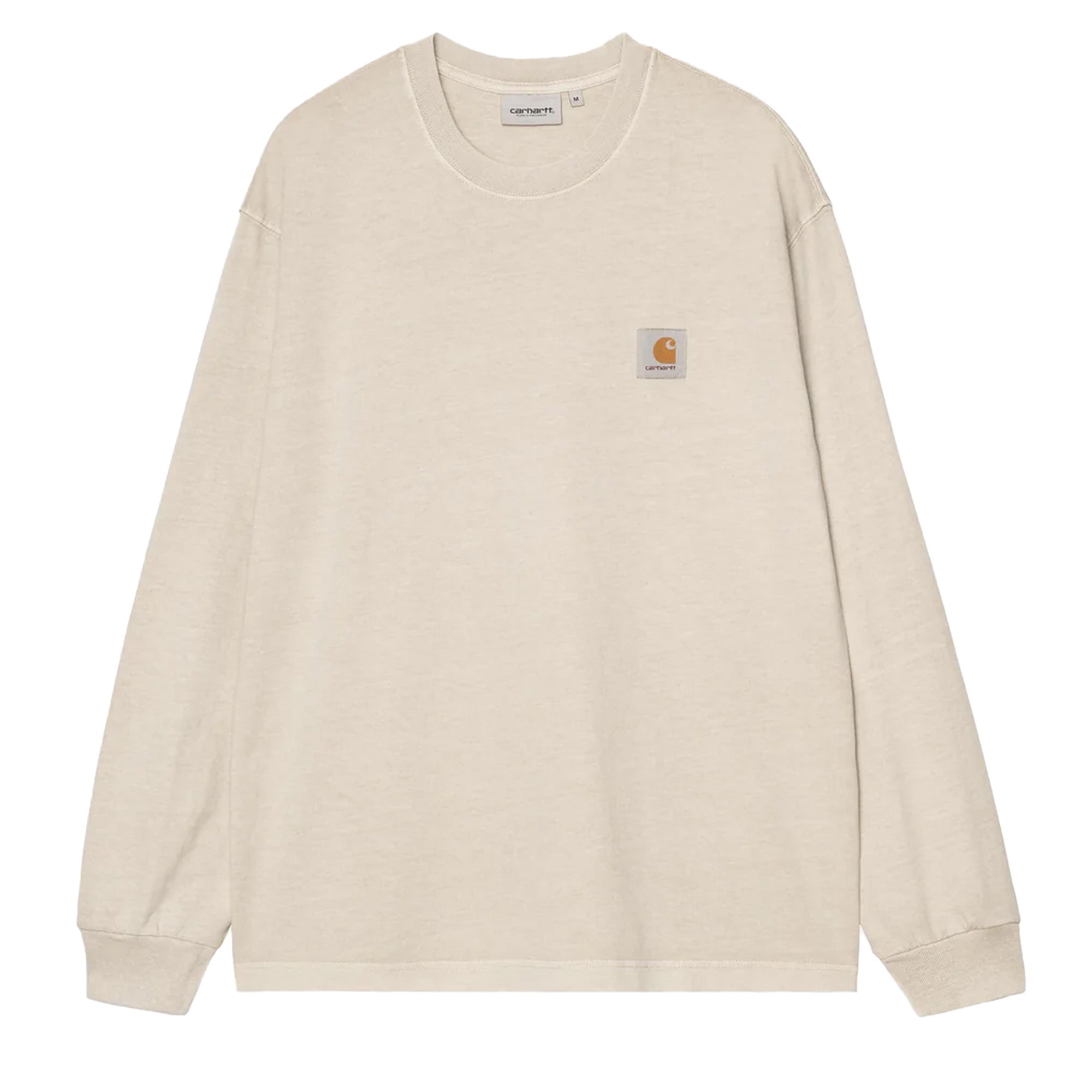 Carhartt WIP Vista Longsleeve T-Shirt Fleur De Sel Garment Dyed