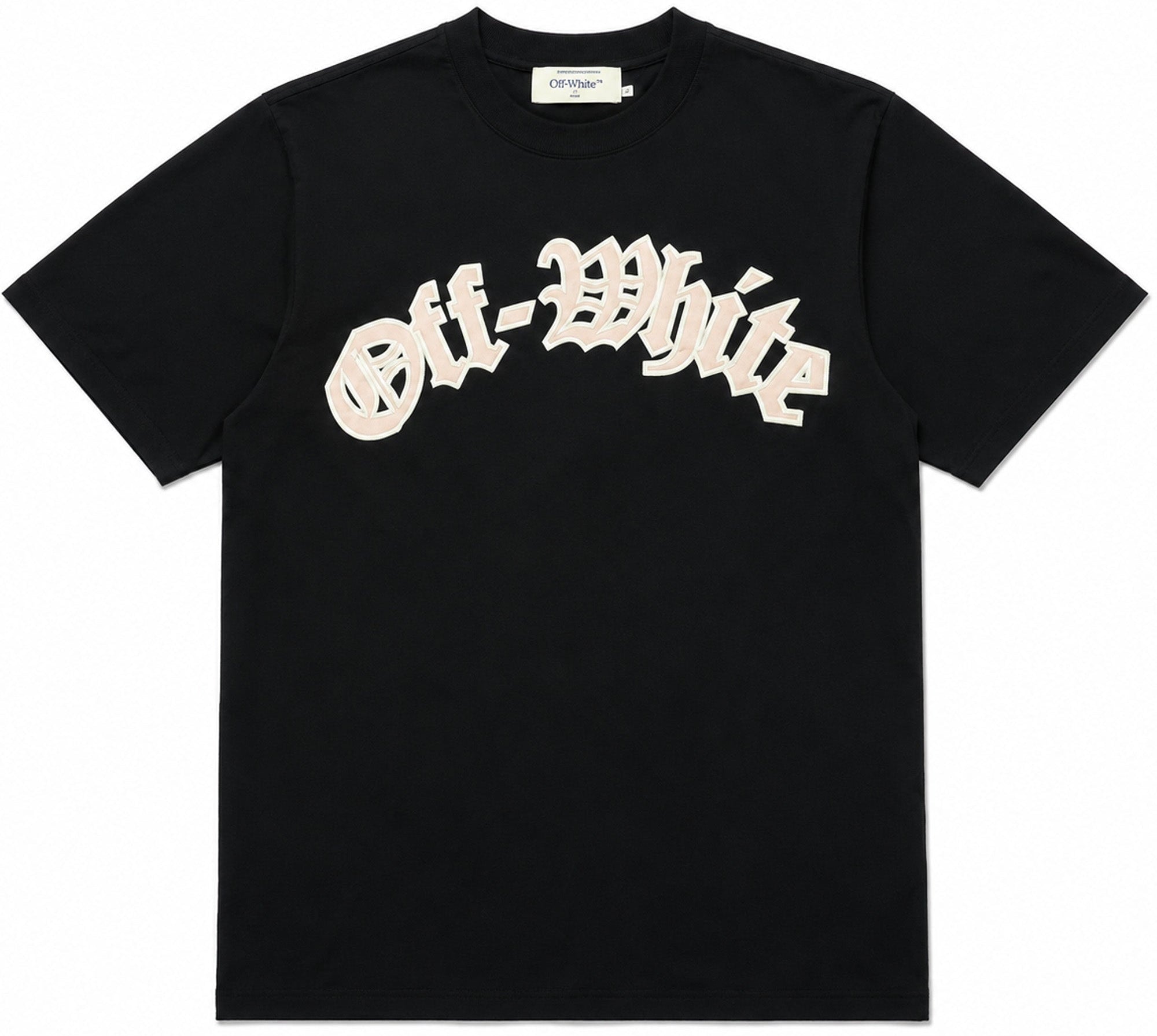 OFF-WHITE SLIM FIT GOTH LOGO T-SHIRT