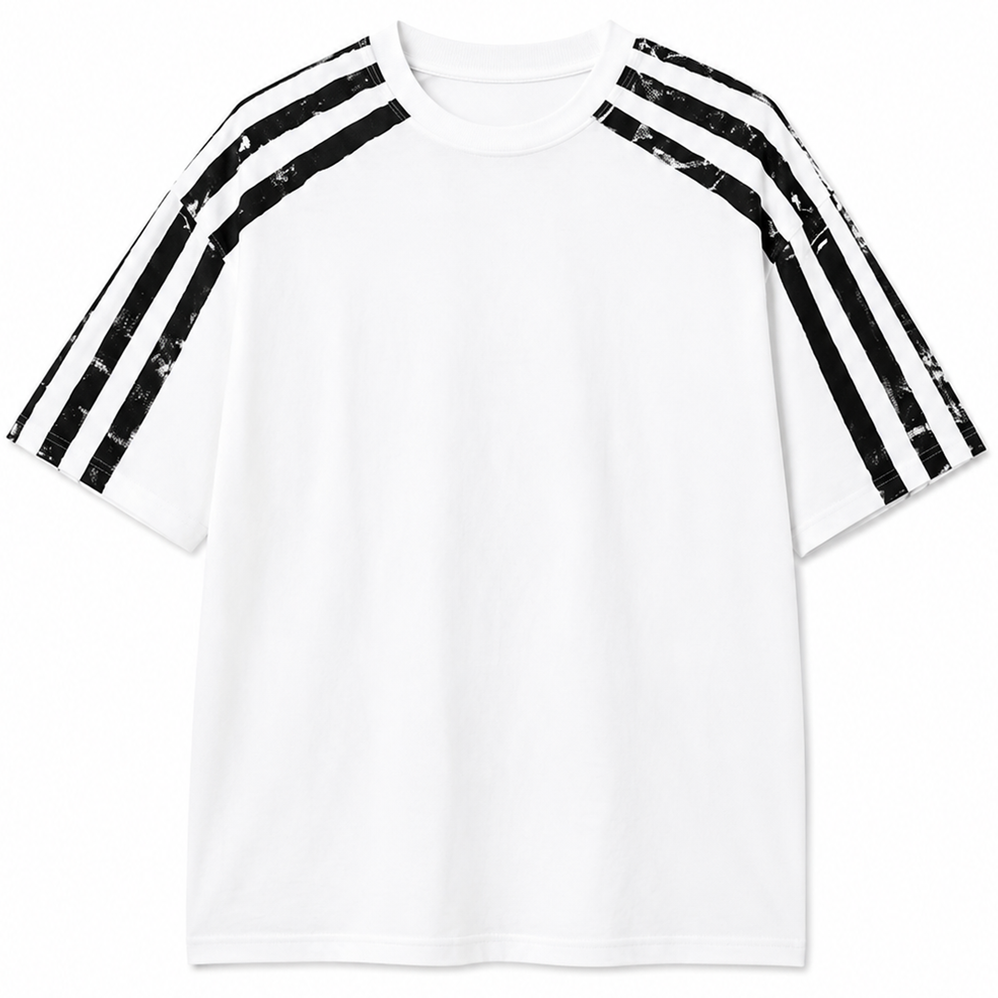 DOUBLE STRIPES WHITE T-SHIRT