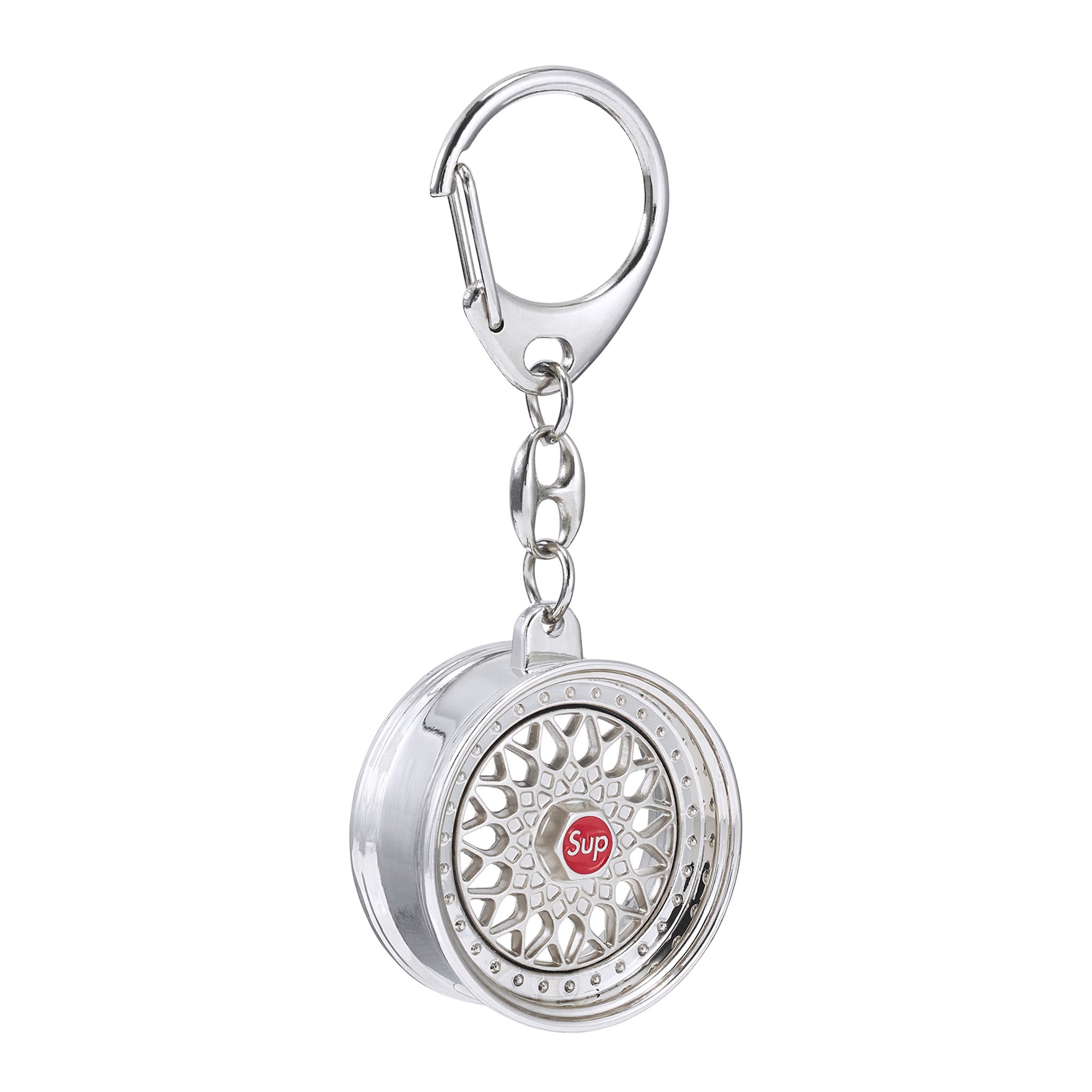 Supreme BBS RS Rim Keychain Silver